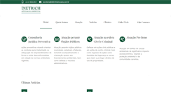 Desktop Screenshot of dietrichadvocacia.com.br