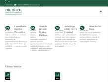 Tablet Screenshot of dietrichadvocacia.com.br